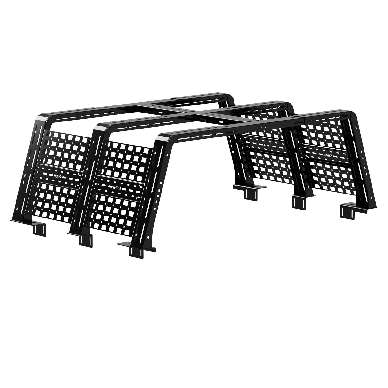 2023-2026 Chevy Colorado ROCK-IT Rack CAD render with side MOLLE panels HMOR