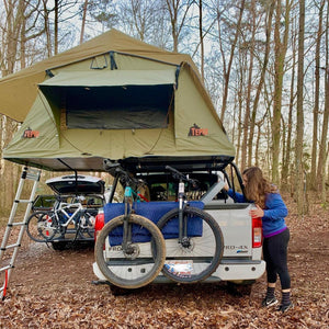 Nissan Frontier 19 Inch Bed Bars with Roof Top Tent (RTT) Heavy Metal Off-Road