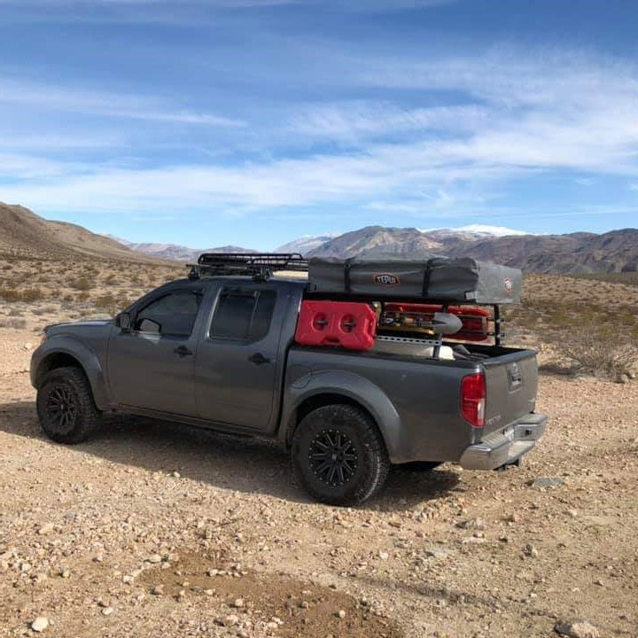 Frontier 19 Inch Bed Bar Pair Heavy Metal Off-Road