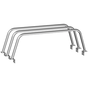 Nissan Titan 19 Inch Bed Bars Bare Steel Heavy Metal Off-Road