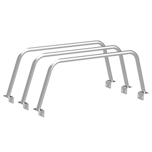 Toyota Tacoma Bed Bars 21 Inch 3 Set Bare Steel Heavy Metal Off-Road