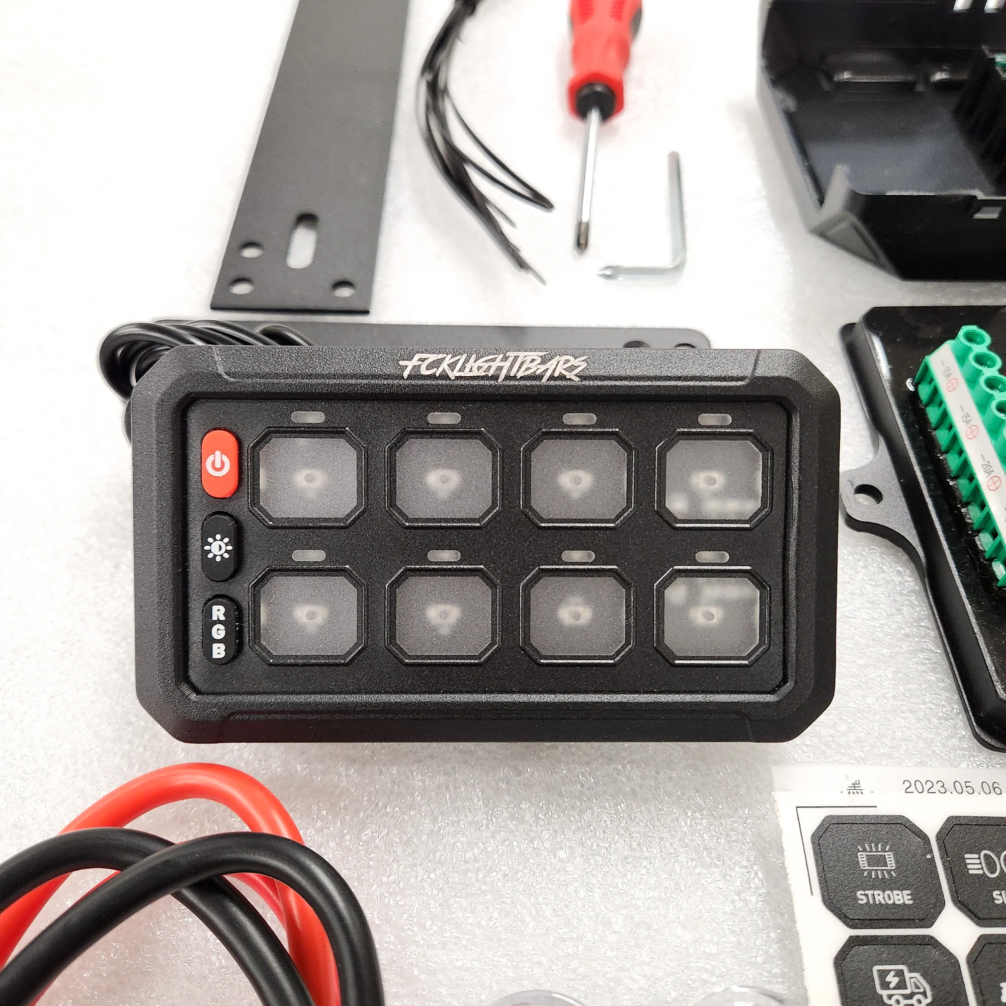 Take Control of Your Rig’s Electrical System with the FCK Lightbars 8-Gang Switch Panel