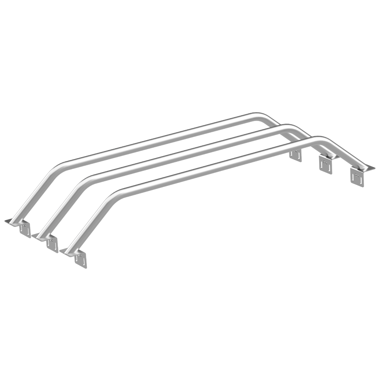 2004-2012 GMC Canyon Bed Bars 9 Inch Set of 3 CAD Render HMOR