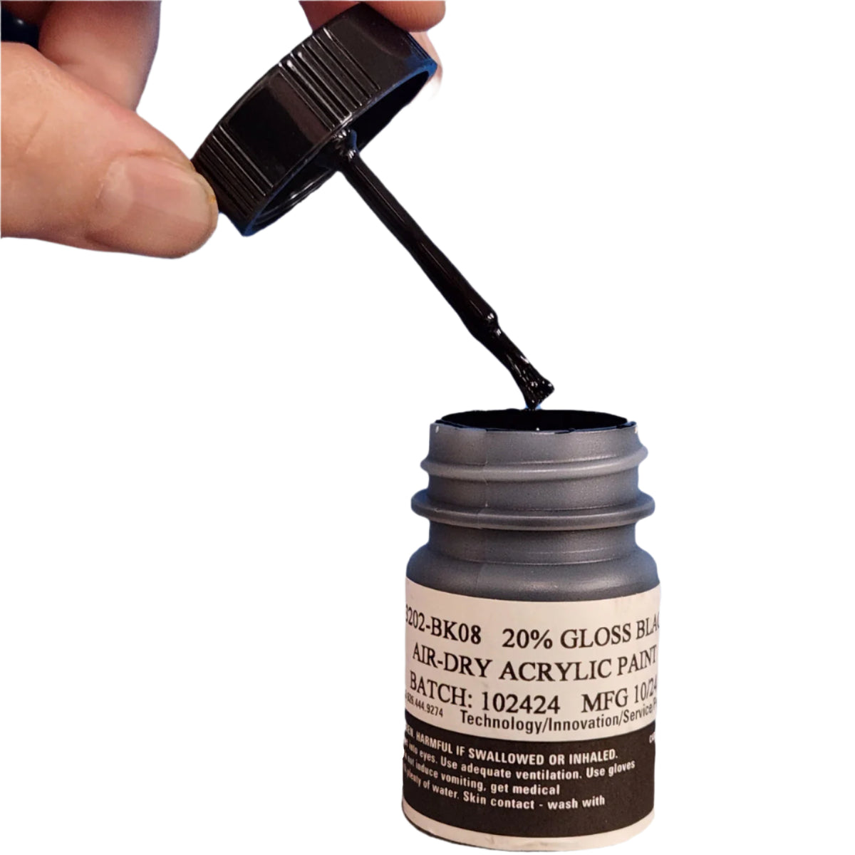 HMOR Black Powder Coat Touch-Up Paint 1 oz bottle product detail