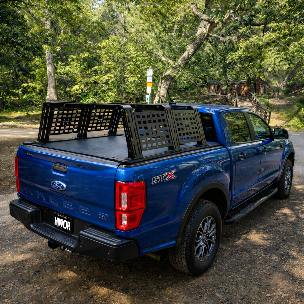 2019-2026 Ford Ranger ROCK-IT Rack 17 Inch CAD Render View 1 HMOR