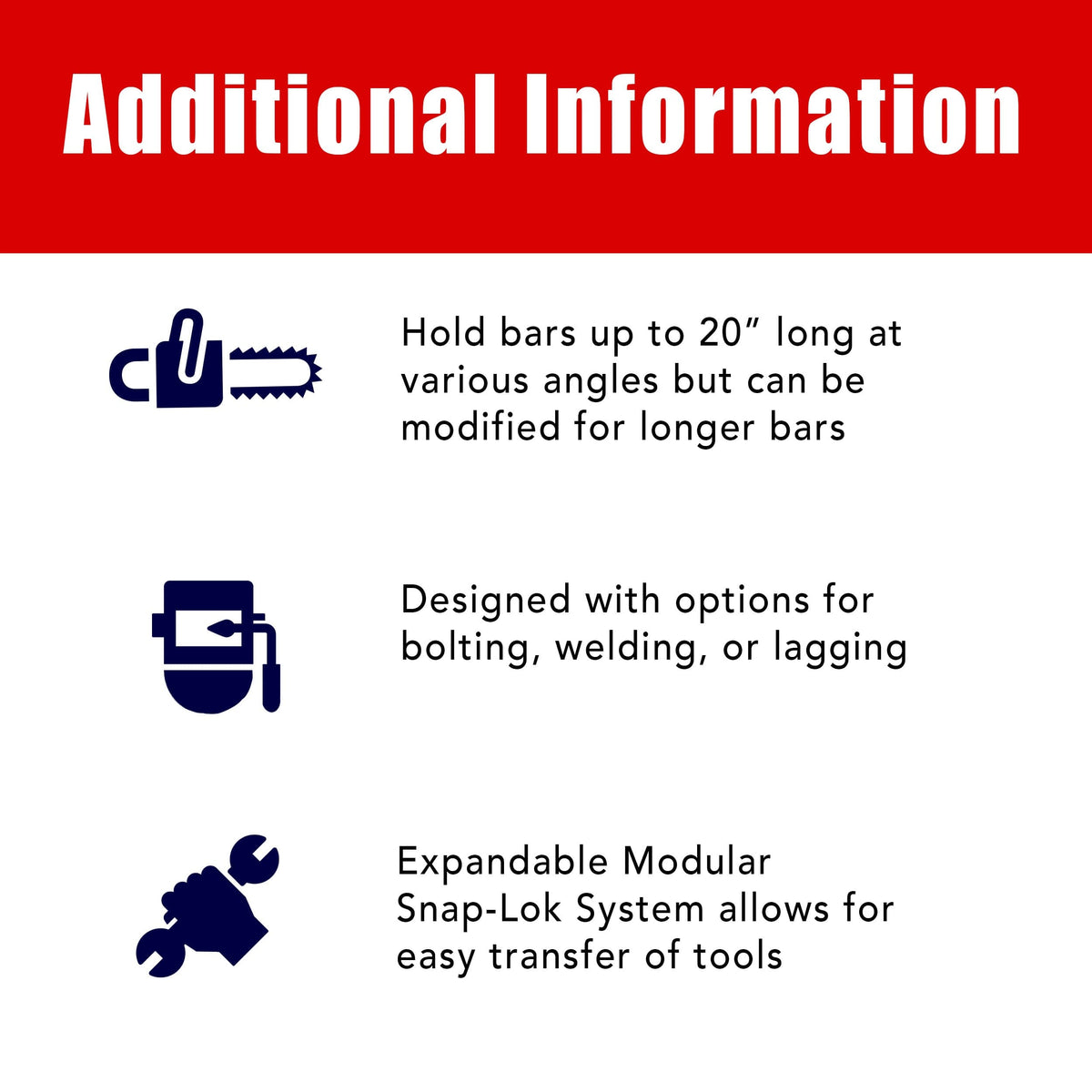 SawHaul Snap-Lok Rotating Mount Base with Scabbard
