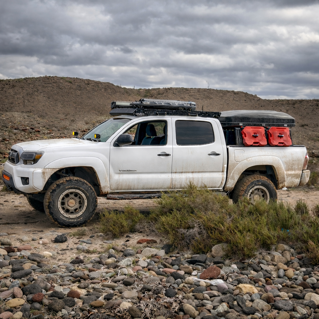 2005-2026 Toyota Tacoma ROCK-IT Rack 12 Inch CAD Render View 2 HMOR