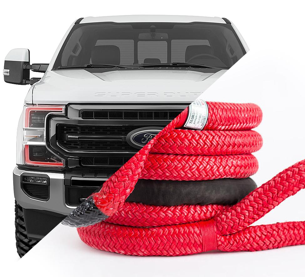 1 Kinetic Recovery Rope Rattler [WLL 6,700-11,200 lbs] [MBS 33, - Heavy  Metal Off-Road