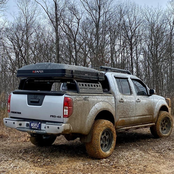 2005 2023 Nissan Frontier Bed Bar 11 Inch Pair Heavy Metal Off Road