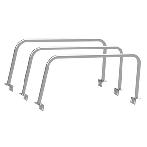 Jeep Gladiator Bed Bars 24 Inch 3 Set Steel Bare Heavy Metal Off-Road
