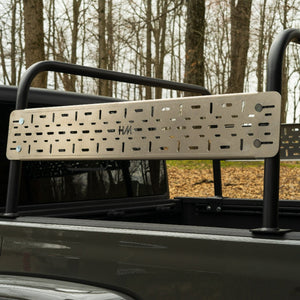 Jeep Gladiator Bed Bars 24 Inch Steel Bare with Mounting Plate and Roof Top Tent (RTT) Heavy Metal Off-Road