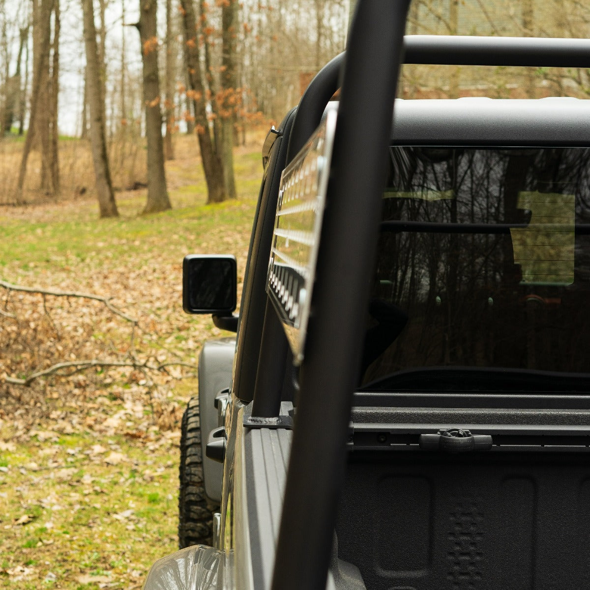 Jeep Gladiator Bed Bars 24 Inch Steel Bare with Mounting Plate Heavy Metal Off-Road