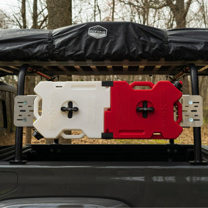 Jeep Gladiator Bed Bars 24 Inch Steel Bare with Mounting Plate and Roof Top Tent (RTT) Heavy Metal Off-Road