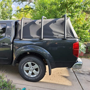 Nissan Frontier Bed Bars 23 Inch Softopper Bare Steel Heavy Metal Off-Road