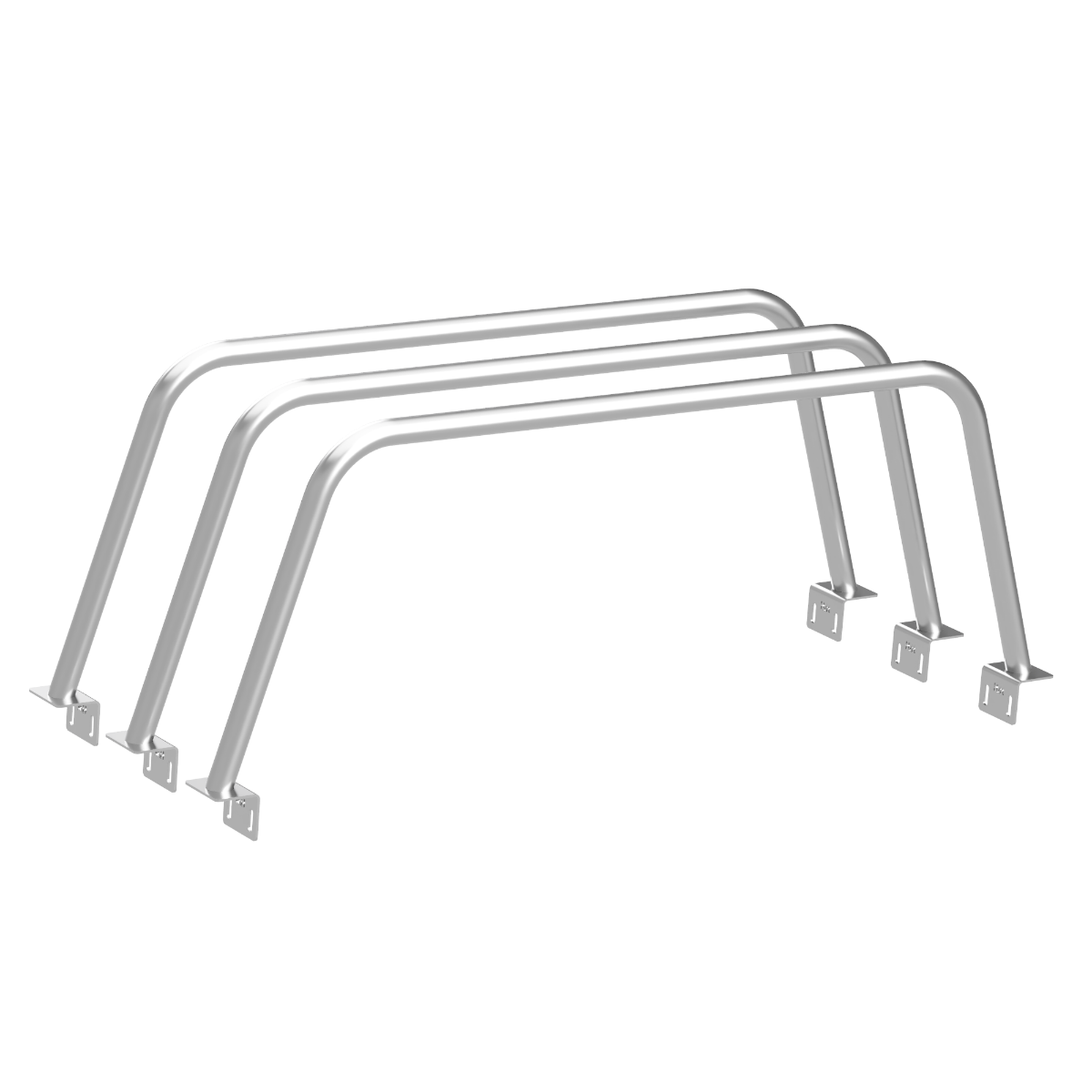 Nissan Titan 23 Inch Bed Bars Bare Steel Heavy Metal Off-Road