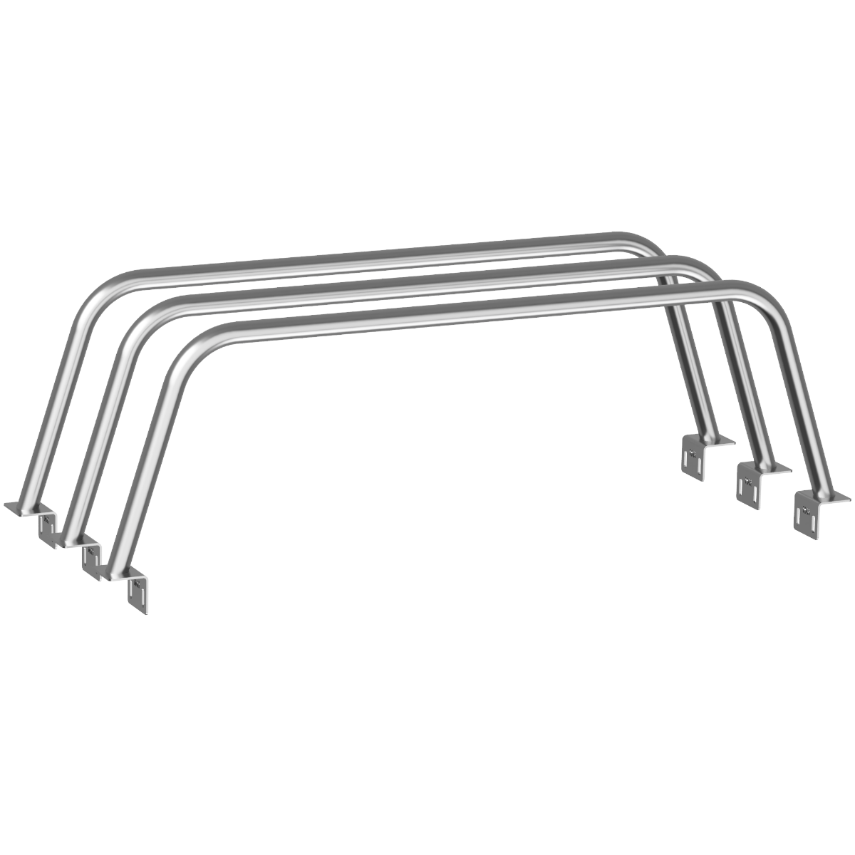 Nissan Titan 19 Inch Bed Bars Bare Steel Heavy Metal Off-Road