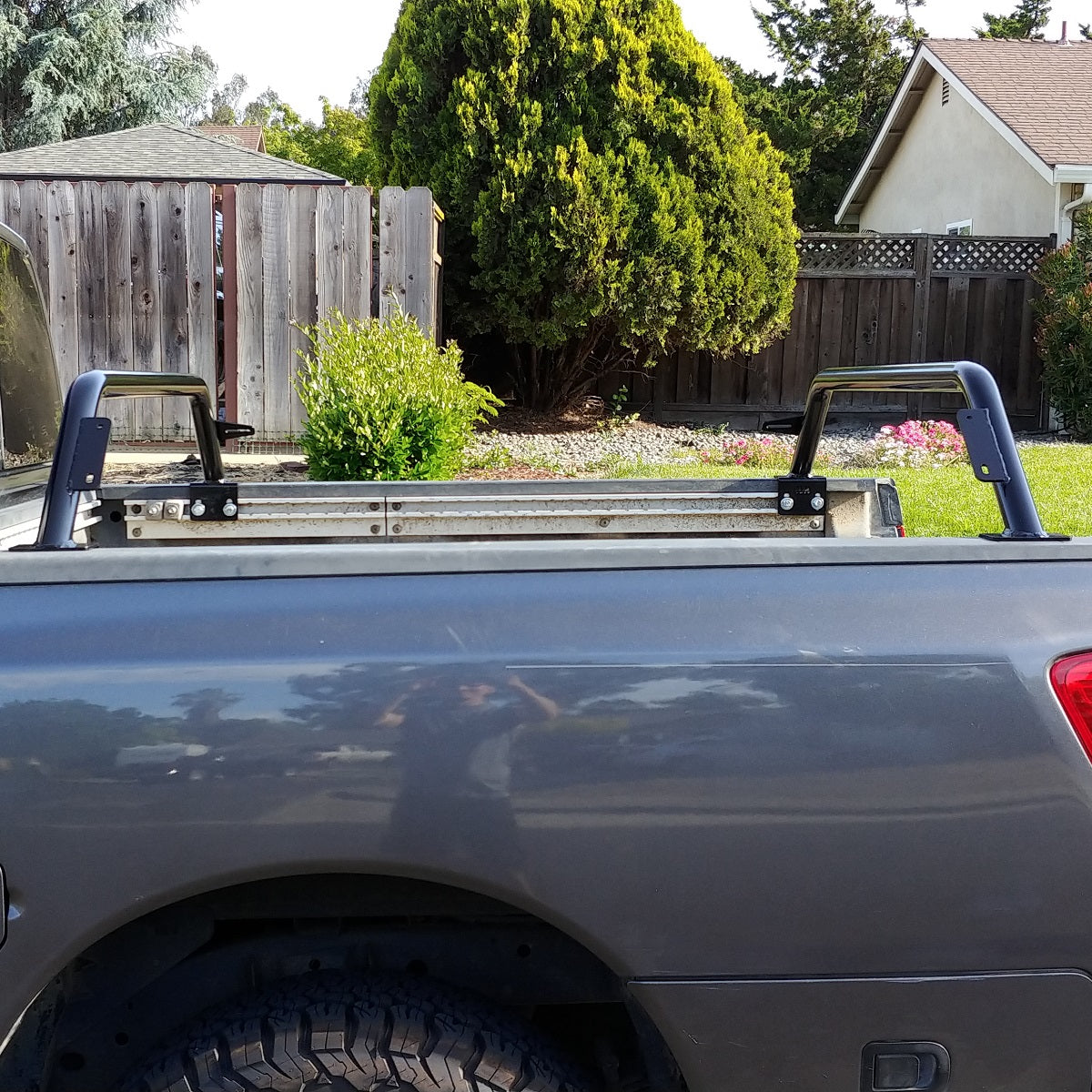 Nissan Titan 9 Inch Bed Bars Bare Steel Heavy Metal Off-Road