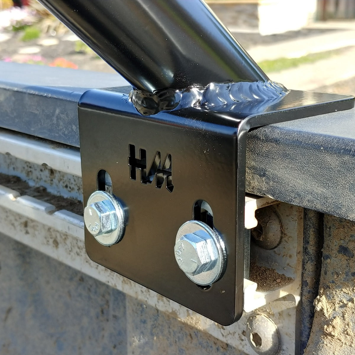 Nissan Titan 9 Inch Bed Bars Bare Steel Heavy Metal Off-Road