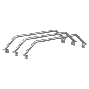 Tacoma Bed Bars 9 Inch 05-21 3 Set Bare Steel Heavy Metal Off-Road