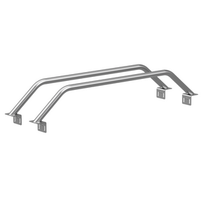 Tacoma Bed Bars 9 Inch 05-21 Pair Bare Steel Heavy Metal Off-Road