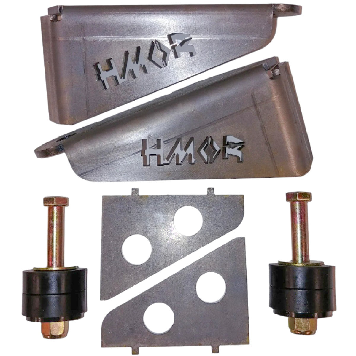 Toyota Tacoma Body Mount Relocation Brackets 16-21 Pair Heavy Metal Off-Road