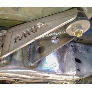 Toyota Tacoma Body Mount Relocation Brackets Welded to Frame 05-15 Pair Heavy Metal Off-Road